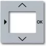 BUSCH JAEGER 2CKA006430A0305 - prateado - plástico - Busch-Jaeger - 6455-101 - 6456-101 - 1098 U-101 - 1098 UF-101 - 6465 U-101 - CO2 1091 U - 63 mm - 63 mm
