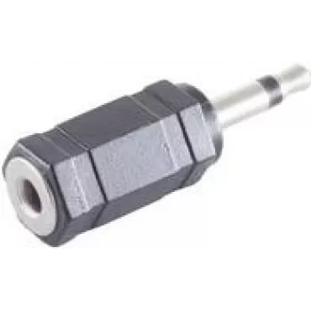 Conector de cabo ShiverPeaks BS57015 3,5 mm preto macho/fêmea
