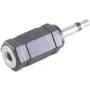 Conector de cabo ShiverPeaks BS57015 3,5 mm preto macho/fêmea