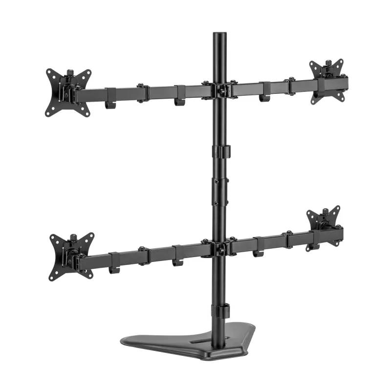 Suporte LCD SBOX LCD-F048-2 para ecrãs de 17–32 polegadas, suporta 4×9 kg, VESA 100×100