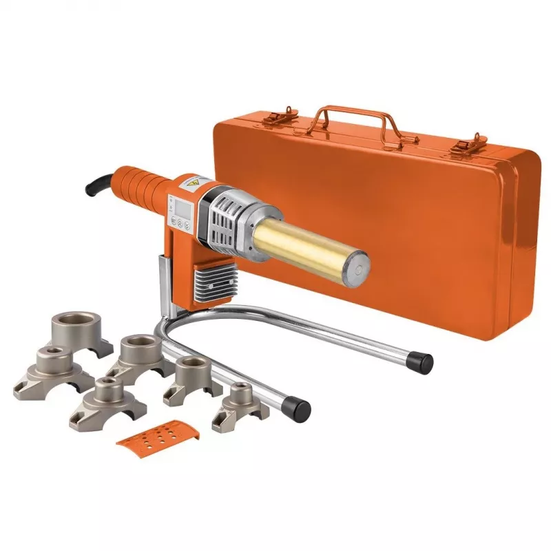 Máquina de soldar tubos de plástico 700W, 3 luvas