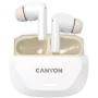 Auscultadores CANYON HEXAGON 7 TWS ANC+ENC carregamento sem fios Branco Bege