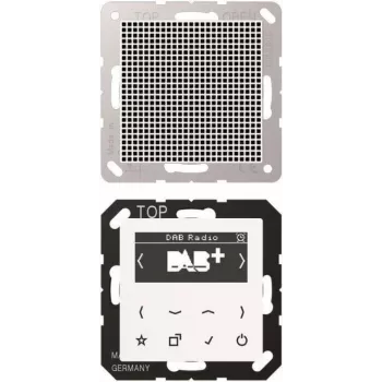 Rádio DAB+ jung DABA1WW mono design compacto — DABA1WW