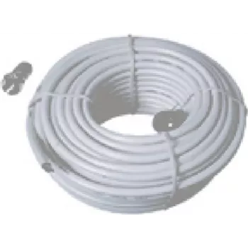 Conjunto de cabo coaxial ShiverPeaks 81001-20-2L 0,643/3,7 com 2 fichas F