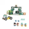 Blocos de construção MARIOINEX Mini Waffle City Assalto ao Banco, 148 peças