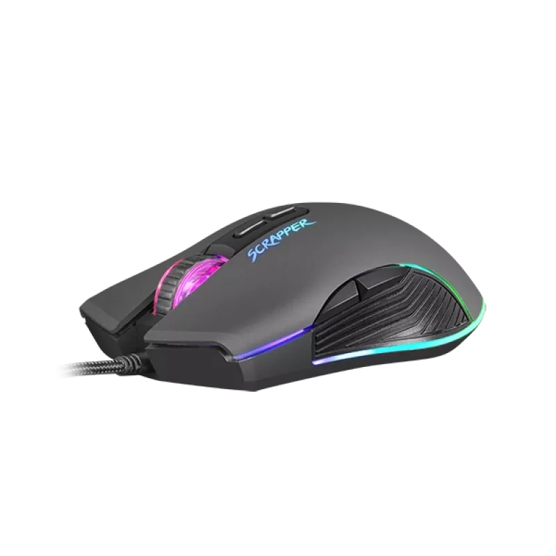 Rato FURY Scrapper Gaming ambidestro USB Type-A ótico 6400 DPI