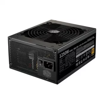 Fonte de alimentação Cooler Master MPE-C501-AFCAG-EU MWE Gold V2, ATX 1250W, RTX Ready, Modular, 140mm, Preto