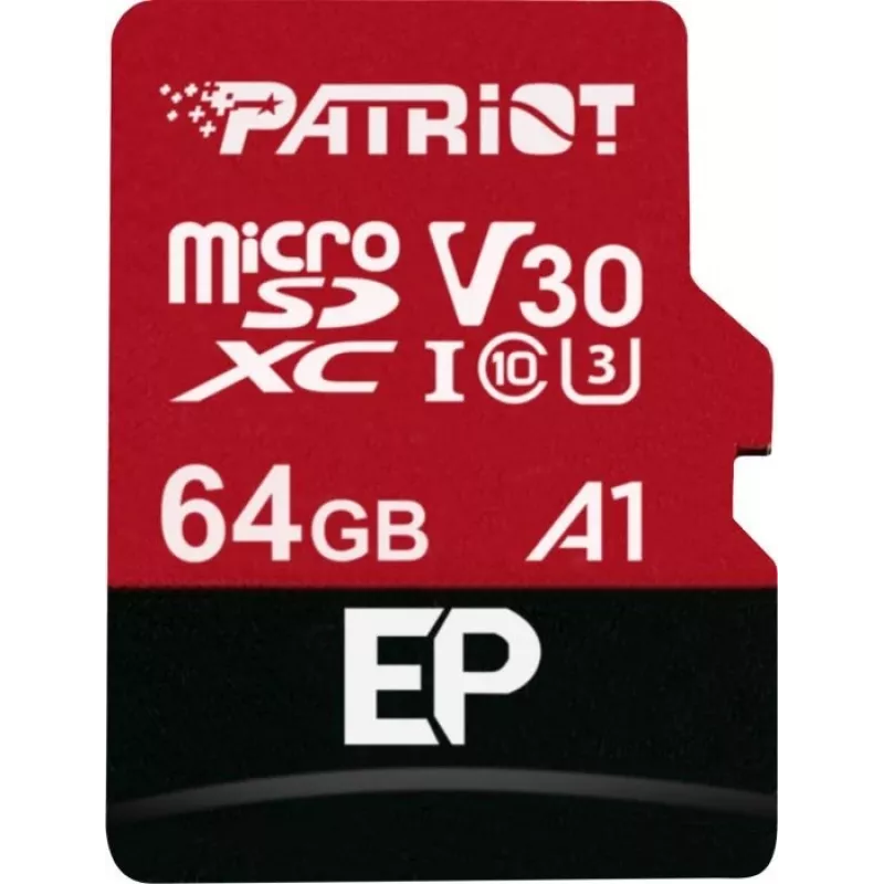 Cartão de memória Patriot Memory PEF64GEP31MCX 64 GB MicroSDXC Class 10