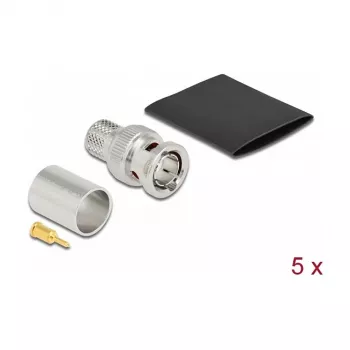 Ficha BNC para cravar RG-11 DeLOCK 90027