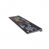 Teclado Logickeyboard LKB-FLS-A2PC-DE Universal USB QWERTZ alemão preto