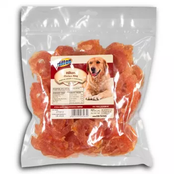 HILTON Anel de frango macio - guloseimas para cães - 500 g
