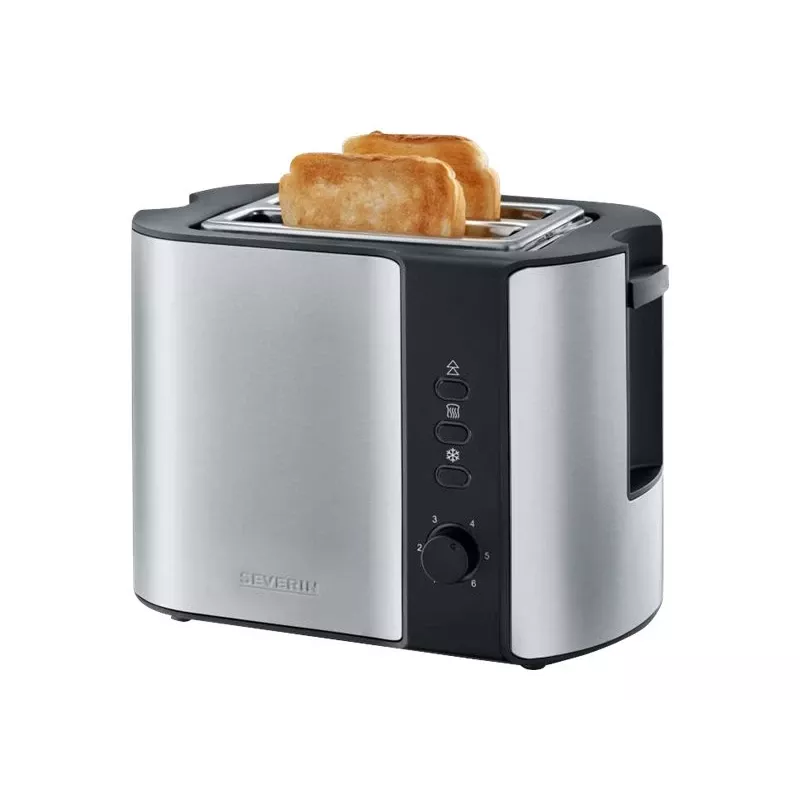 Severin 2589 2 fatias 800 W preto, aço inoxidável