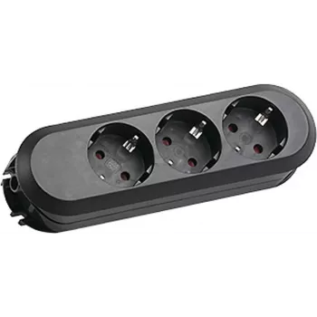 Extensão de energia Bachmann SMARTLINE 1.5m 3 tomadas AC interior preto
