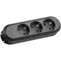 Extensão de energia Bachmann SMARTLINE 1.5m 3 tomadas AC interior preto