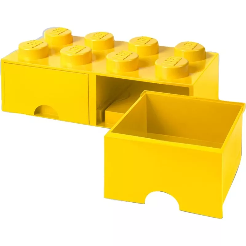 Gaveta de arrumação LEGO Brick 8 — amarelo (modelo 40061732) gaveta de arrumação para peças e componentes pequenos