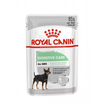 Comida húmida para cães Royal Canin Digestive Care carne e legumes saquetas 12 x 85 g – cães adultos, apoio à digestão