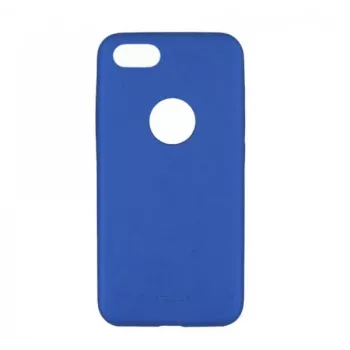 Capa Tellur fina em pele sintética para iPhone 8 — azul, capa de proteção fina