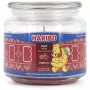 Vela de cera Haribo A2203 — redonda, aroma de maçã-canela, vermelha, 100 mm de altura, 100 mm de diâmetro, 300 g, recipiente de vidro