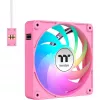 Ventoinhas de caixa Thermaltake CT120 EX ARGB 120mm rosa pack de 3