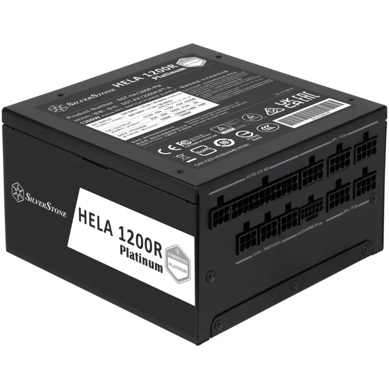 e HELA 1200R Platinum - fonte de alimentação - Cybenetics Platinum PCIe 5.0 totalmente modular (SST-HA1200R-PM)