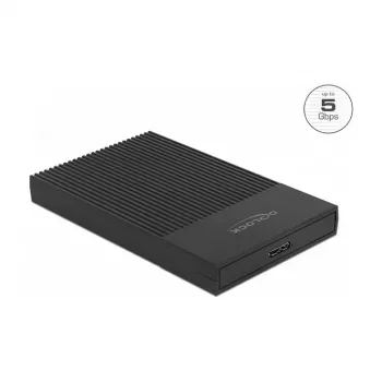 Caixa para HDD/SSD DeLOCK 42011 preta 2,5