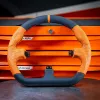 Aro de volante Sim-Racing Asetek SimSports GT Rim Closed D couro laranja