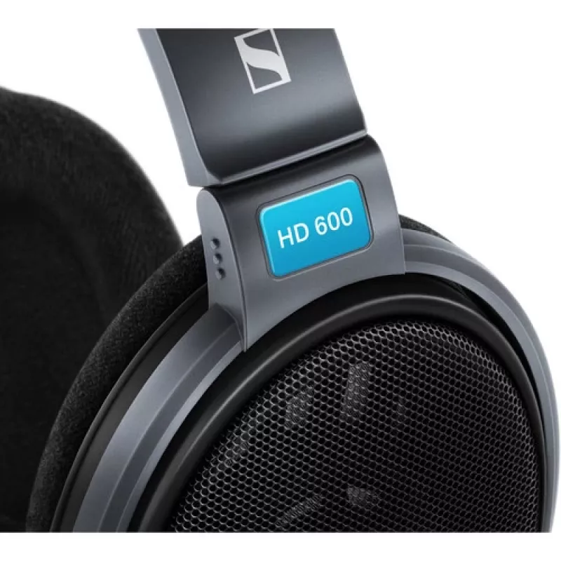 Auscultadores Sennheiser HD 600 com arco de cabeça jack 3,5 mm preto, cinzento