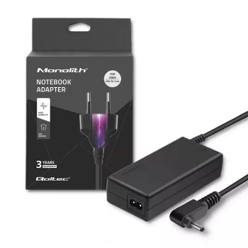 Fonte de alimentação para portátil Qoltec F ASUS 65W 19V 3,42A 4,0x1,35 51510.65W