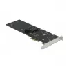 Placa PCI Express x2 DeLOCK 90433 para 4 x SATA HDD SSD RAID