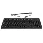 Teclado HP 672647-333 universal USB neerlandês preto