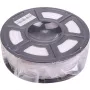 Filamento para impressão 3D ABS, 1,75 mm, 1 kg, branco
