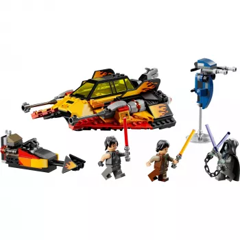 LEGO Star Wars Flame Speeder 75414 conjunto de veículo de neve – 349 peças, 3 minifiguras, idade 7+