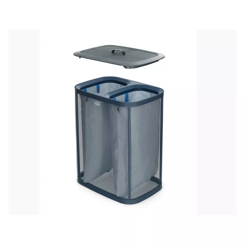 Cesto de separação de roupa Joseph Joseph Tota 90 L preto