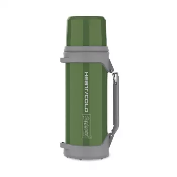 Garrafa térmica Maestro MR-1631-150, garrafa de aço inoxidável com isolamento a vácuo 1,5 L, verde
