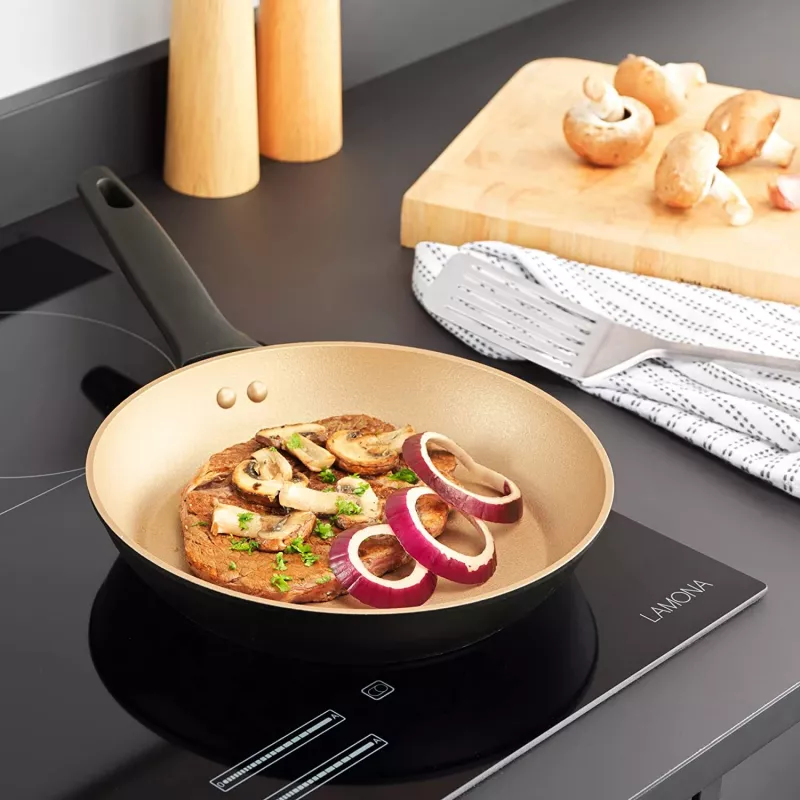 Frigideira Russell Hobbs RH01666BEU7 24 cm, antiaderente, preta