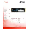 SSD M.2 NVMe Silicon Power P34A60 256GB — PCIe Gen3x4, 2200/1600 MB/s, M.2 2280