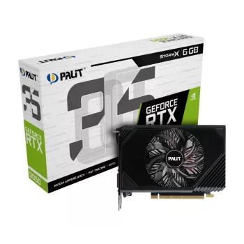 Placa gráfica Palit GeForce RTX 3050 StormX 6GB GDDR6