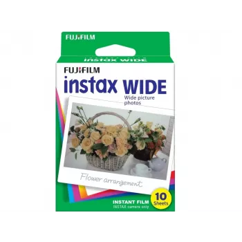 Filme instantâneo Instax Mini com margem branca, pack de 10, compatível com todas as câmaras e impressoras Instax Mini, Mini 10 fotografias com margem branca