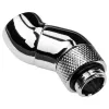 Conjunto de montagem Alphacool Eiszapfen adaptador angular duplo 45° rotativo
