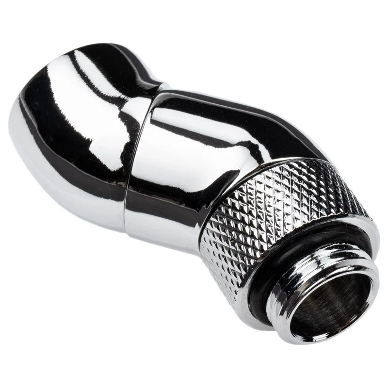 Conjunto de montagem Alphacool Eiszapfen adaptador angular duplo 45° rotativo