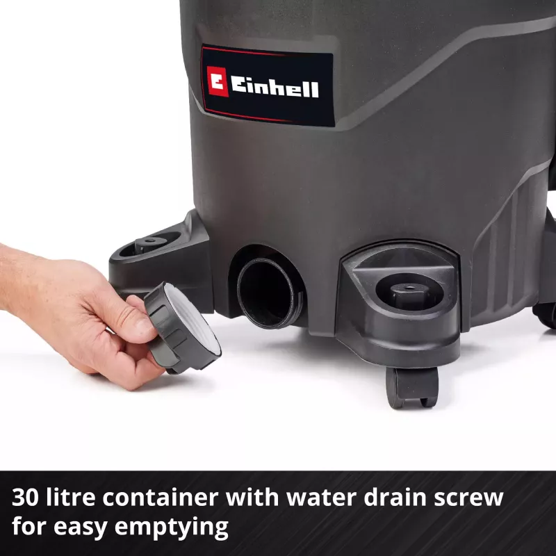 Einhell TC-VC 1930 A aspirador de sólidos e líquidos, vermelho/preto