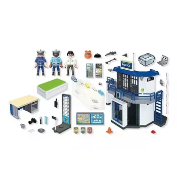 Playmobil Action Heroes 71874 Esquadra de polícia com sala de interrogatório