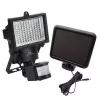 Projetor LED solar Maclean MCE442 com detetor de movimento projetor de parede luz crepuscular IP44 6W 6000K