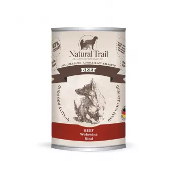 NATURAL TRAIL vaca - comida húmida para cães - 400 g