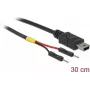 Cabo USB DeLOCK 85414 Mini-USB B 0,3 m preto