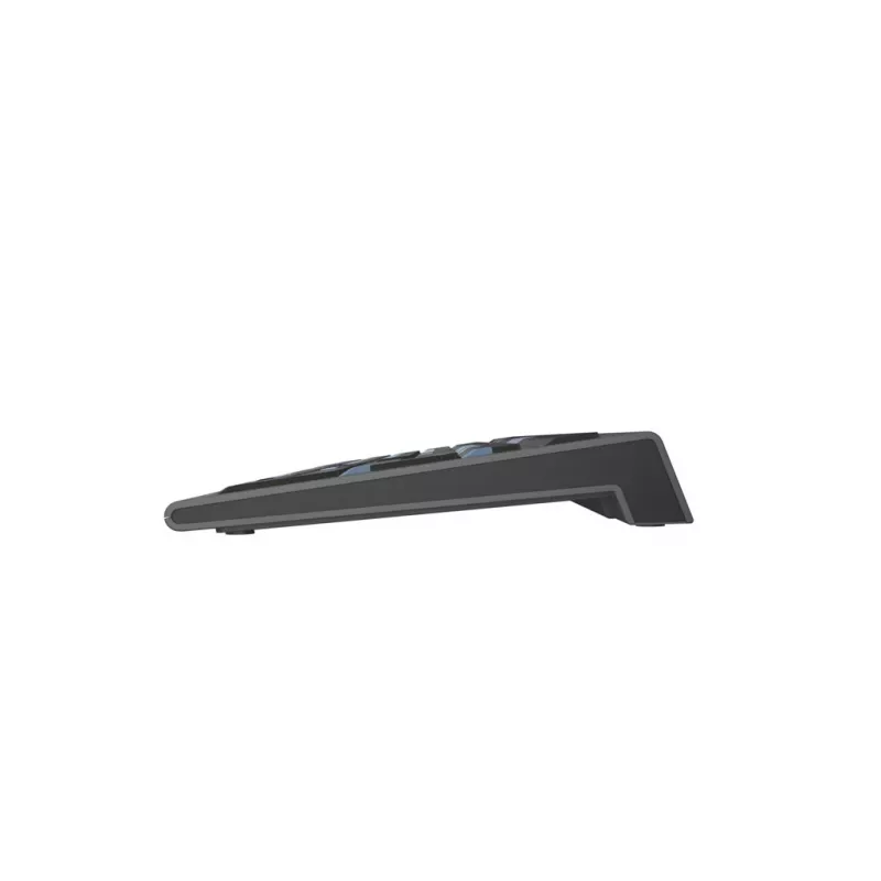 Teclado Logickeyboard ASTRA 2 USB QWERTY inglês preto tamanho completo 104 teclas