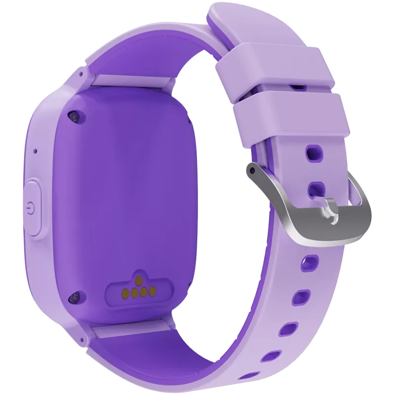 Relógio infantil CANYON Sunny KW-48 vídeo 4G GPS jogos e música Violeta