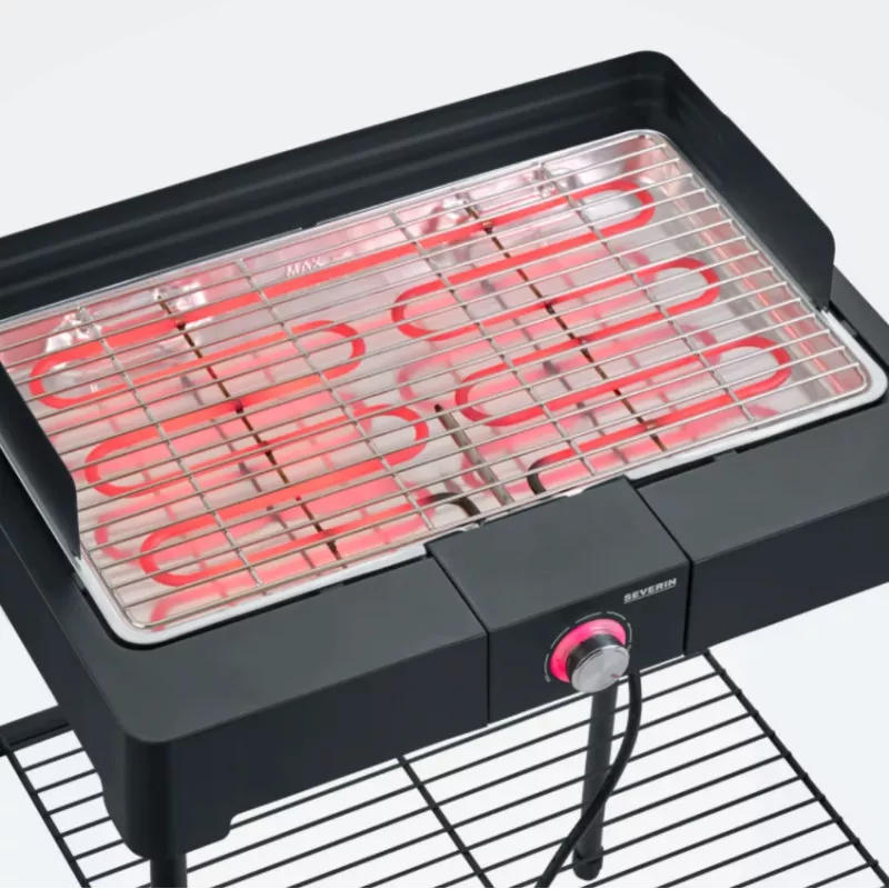 Severin PG8566 Barbecue & Grill elétrico preto 2200 W (PG8566)