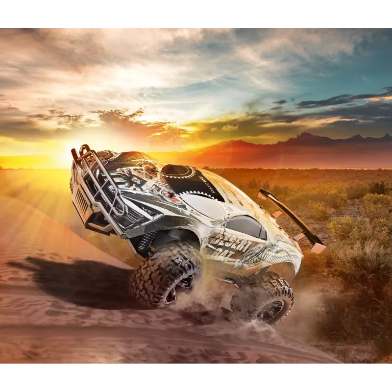 Carro RC REVELL Desert Rat (Modelo 24442) – veículo todo-o-terreno telecomandado cinzento-preto