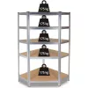 Top E Shop GC9030 estante de canto em metal, 30 cm
